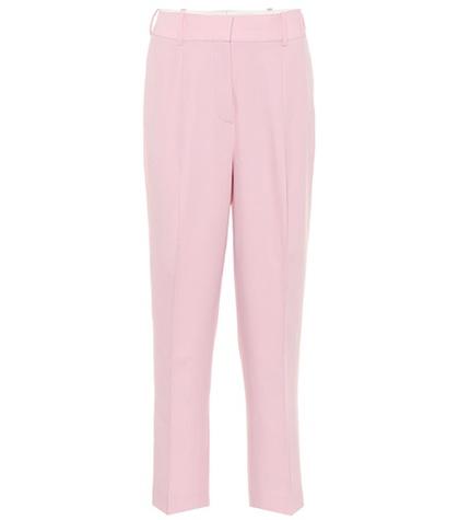 Bottega Veneta Cropped Wool Gabardine Trousers