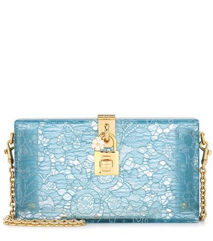 Dolce & Gabbana Exclusive To Mytheresa.com – Dolce Box Lace Clutch