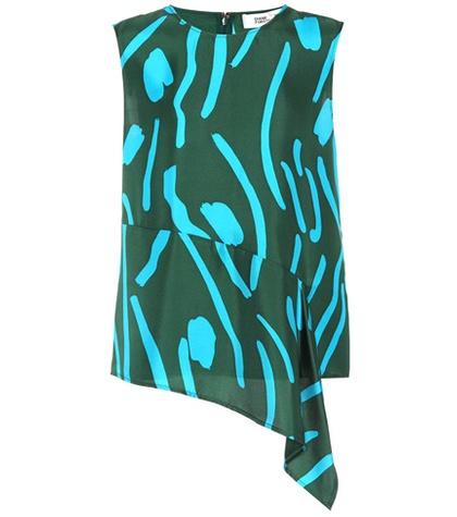 Alexandre Birman Printed Silk Top