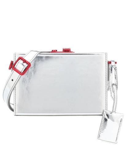 Calvin Klein 205w39nyc Metallic Leather Crossbody Bag