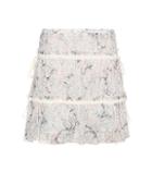 See By Chlo Printed Cotton And Silk Skirt