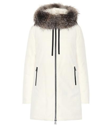 Moncler Fur-trimmed Jacket