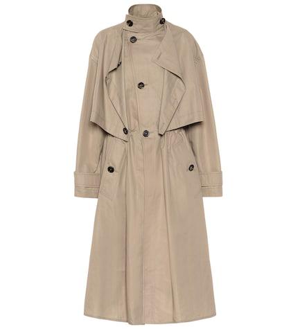 Alexander Mcqueen Cotton-blend Trench Coat