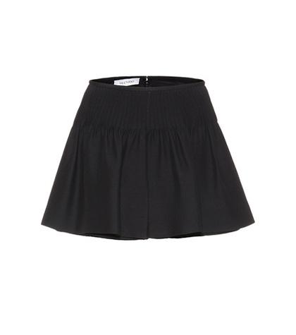 Valentino Wool And Silk Shorts