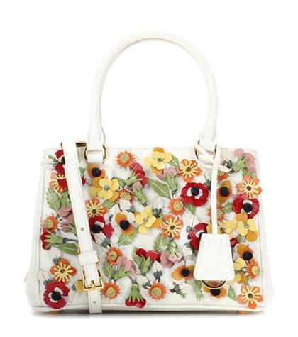 Prada Galleria Small Garden Leather Tote