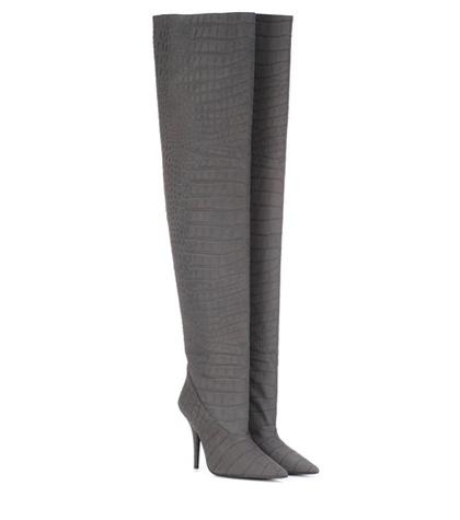 Yeezy Leather Over-the-knee Boots (season 5)