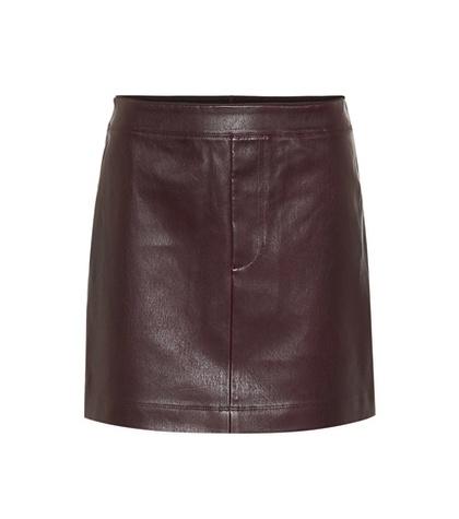 Helmut Lang Leather Miniskirt