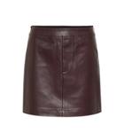 Helmut Lang Leather Miniskirt