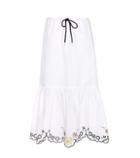 See By Chlo Embroidered Cotton Skirt