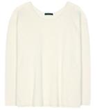 The Row Grisa Cotton And Silk-blend Sweater