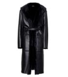 Joseph Hank Leather And Shearling Coat
