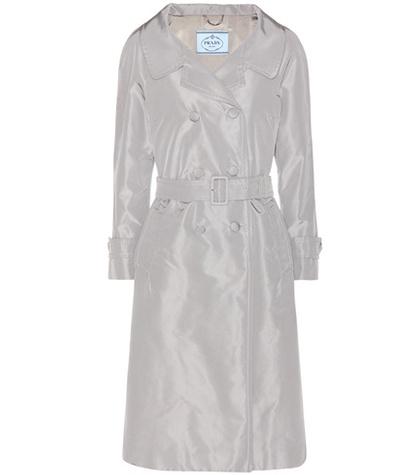 Giamba Silk Trench Coat