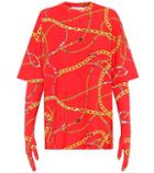 Balenciaga Printed T-shirt With Gloves