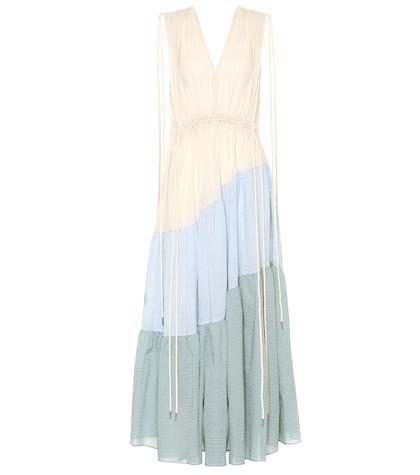 Lee Mathews Cotton Maxi Dress