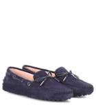 Tory Burch Gommino Suede Loafers
