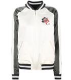 Balmain Gestures Reversible Silk Bomber Jacket