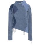 Victoria Beckham Ovira Patchwork Wool-blend Sweater