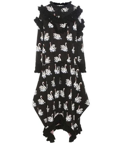 Stella Mccartney Printed Knitted Wool Dress