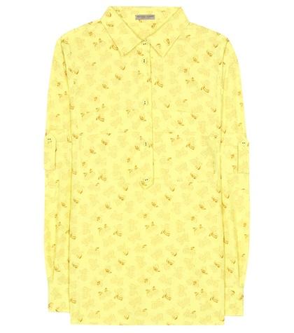 Bottega Veneta Cotton And Linen Printed Shirt