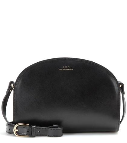 Vanessa Bruno Demi-lune Leather Shoulder Bag