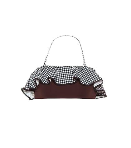 Off-white Greenport Gingham Bikini Top