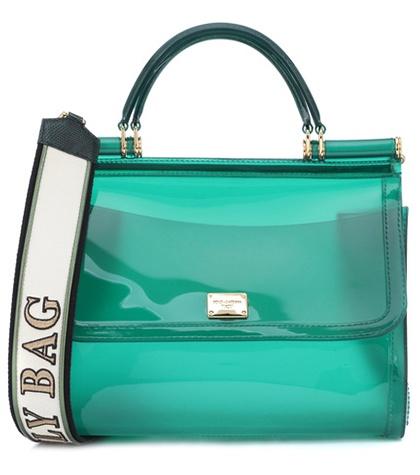 Dolce & Gabbana Transparent Sicily Shoulder Bag