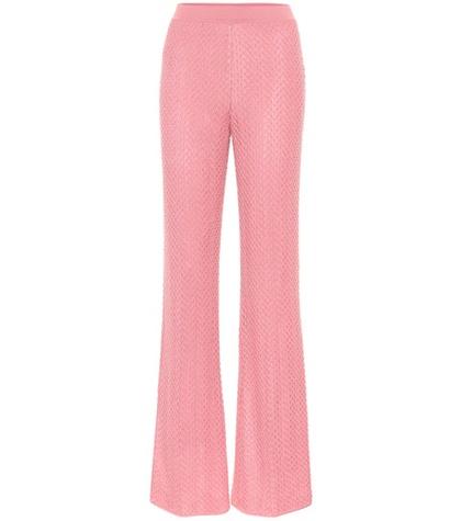 Valentino Crochet Flared Pants