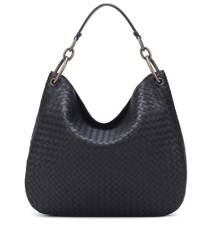 Mm6 Maison Margiela Large Loop Intrecciato Leather Tote