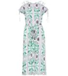 Tory Burch Asilomar Printed Silk Dress
