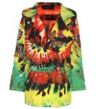 Valentino Embroidered Printed Cotton Jacket