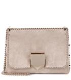 Dita Eyewear Lockett Petite Suede Shoulder Bag