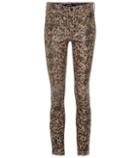 J Brand L8001 Mid-rise Skinny Leather Pants