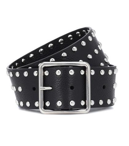 Msgm Studded Leather Belt
