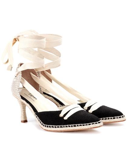 Helmut Lang Manolo Medium Espadrille Pumps