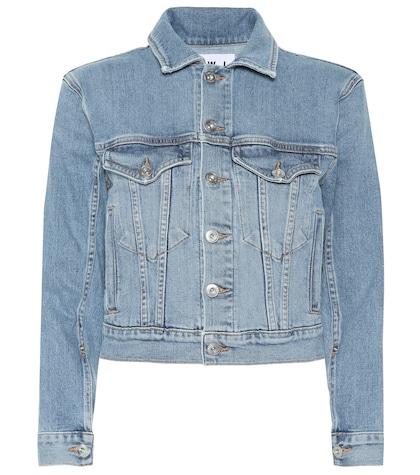 Off-white Stretch Cotton Denim Jacket