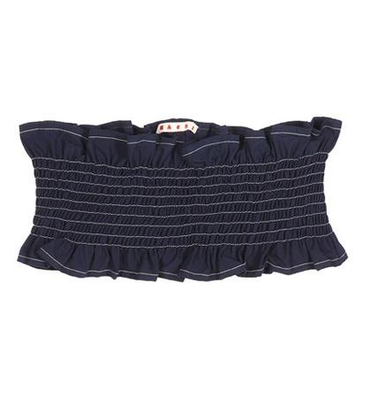 Tomas Maier Cotton Bandeau Top