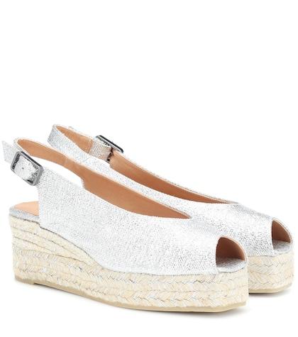 Castaer Dosalia Canvas Wedge Espadrilles