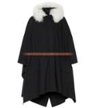 Yves Salomon - Army Shearling-trimmed Cape Coat