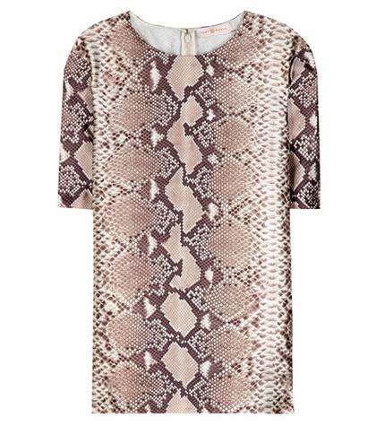 Victoria Beckham Printed Silk Top