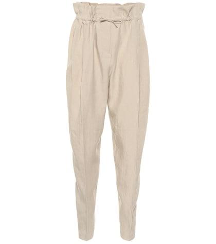 Acne Studios Paoli High-rise Linen Pants