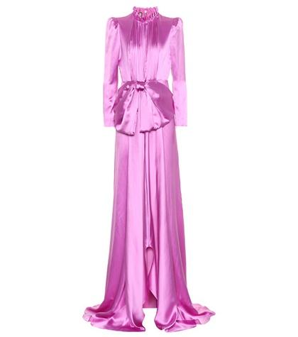 Fendi Silk-blend Satin Dress