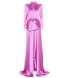 Fendi Silk-blend Satin Dress