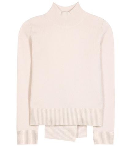 Alexander Mcqueen Open Back Cashmere Sweater