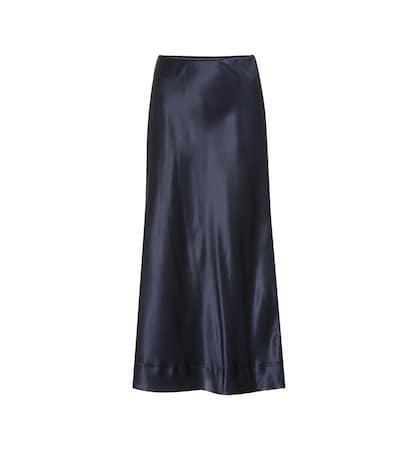 Lee Mathews Exclusive To Mytheresa – Stella Silk-satin Midi Skirt