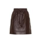 Reebok X Victoria Beckham Belted Leather Miniskirt
