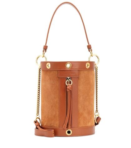 Stella Mccartney Debbie Suede Bucket Bag