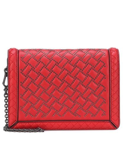 Bottega Veneta Mini Montobello Leather Crossbody Bag