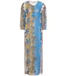 Redvalentino Jacinta Floral-printed Silk Kaftan