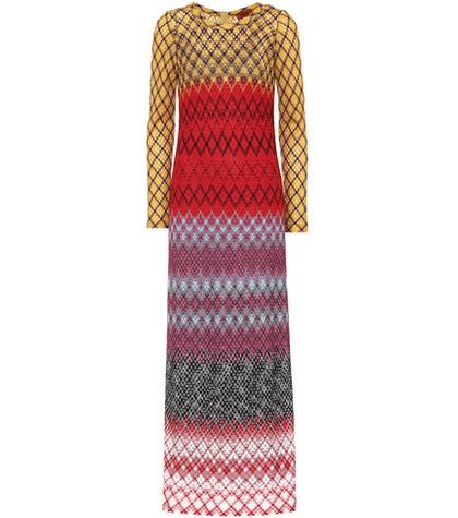 Prada Striped Maxi Dress