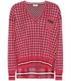 Fendi Plaid Silk Sweater